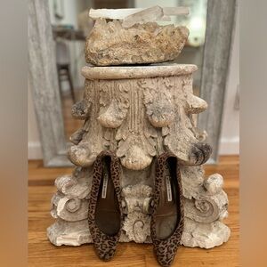 Manolo Blahnik leopard print flats